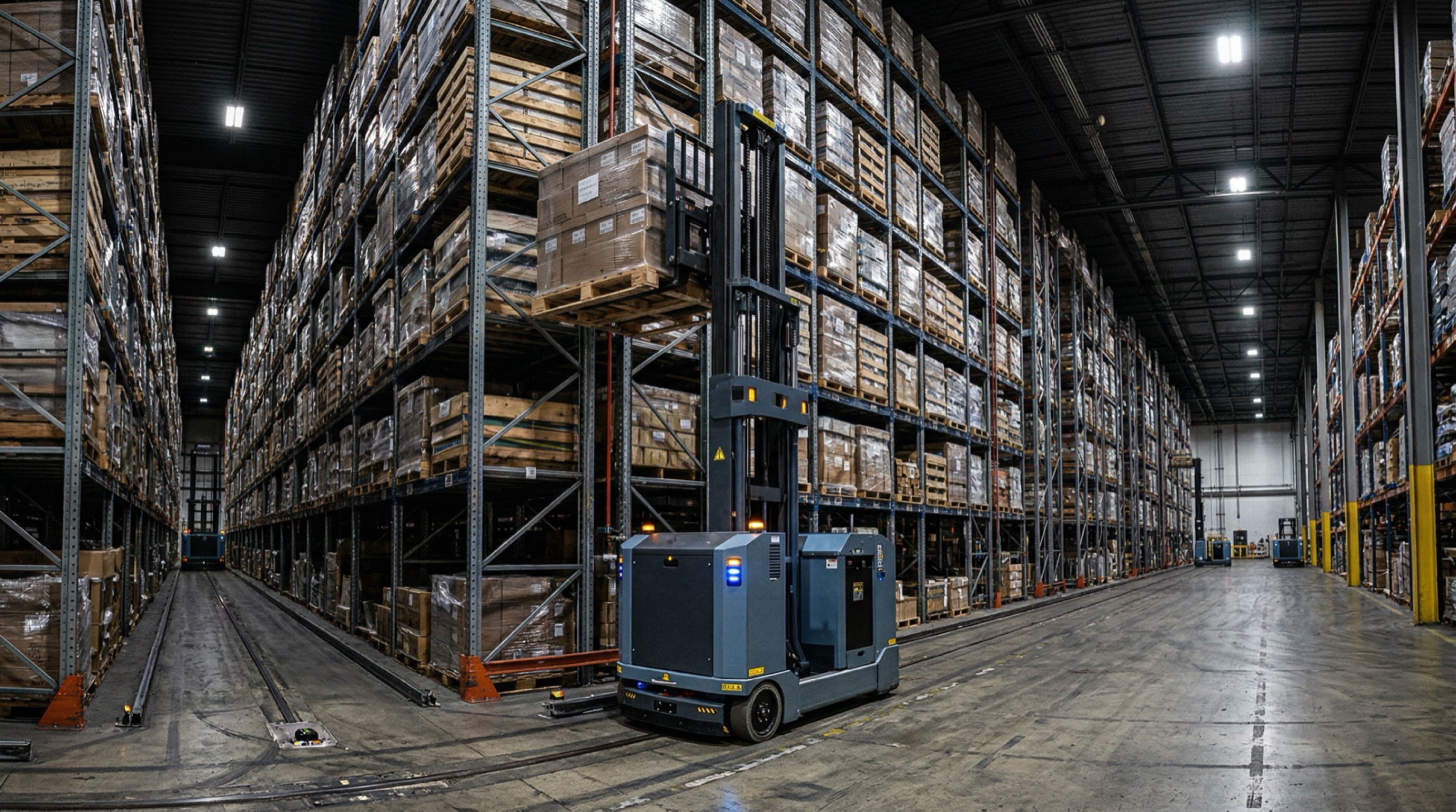 Warehouse high-bay AGV case study