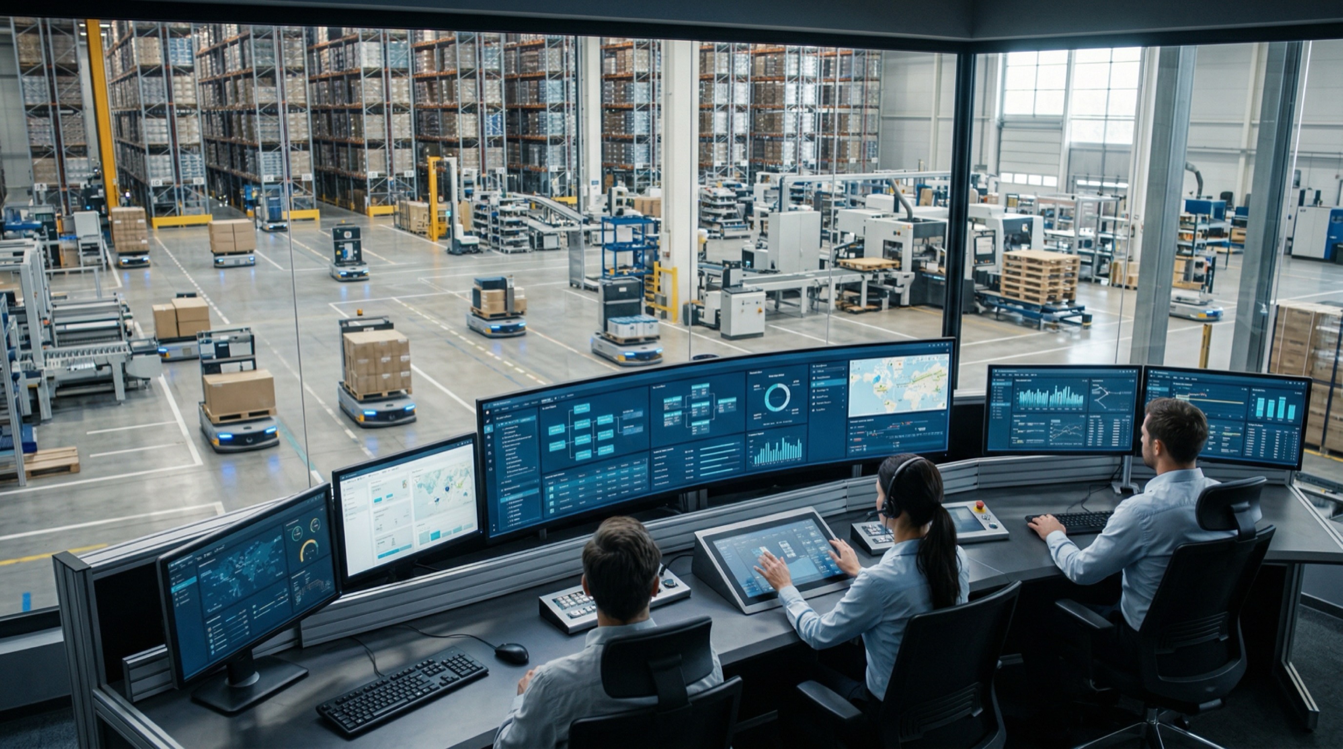 ERP WMS WCS integration control layer
